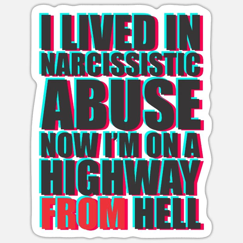 Conception de message de protestation de texte en gras Sticker taille S (10 x 10 cm)