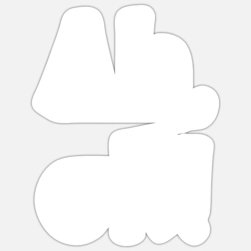 AH OK Sticker Größe S (10 x 10 cm)