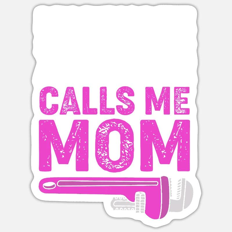 Industrial Locksmith Pipe - Sticker size S (10 x 10 cm) - white matte