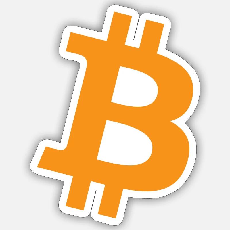 Bitcoin Logo Sticker size S (10 x 10 cm)