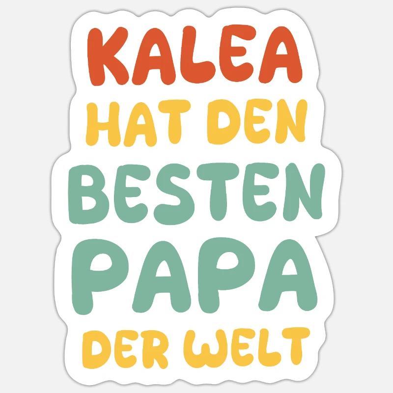 Bébé Kalea - Sticker taille S (10 x 10 cm) - blanc mat