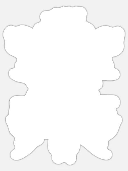 Maedchenname Deborah - Sticker Größe S (10 x 10 cm) - Mattweiß