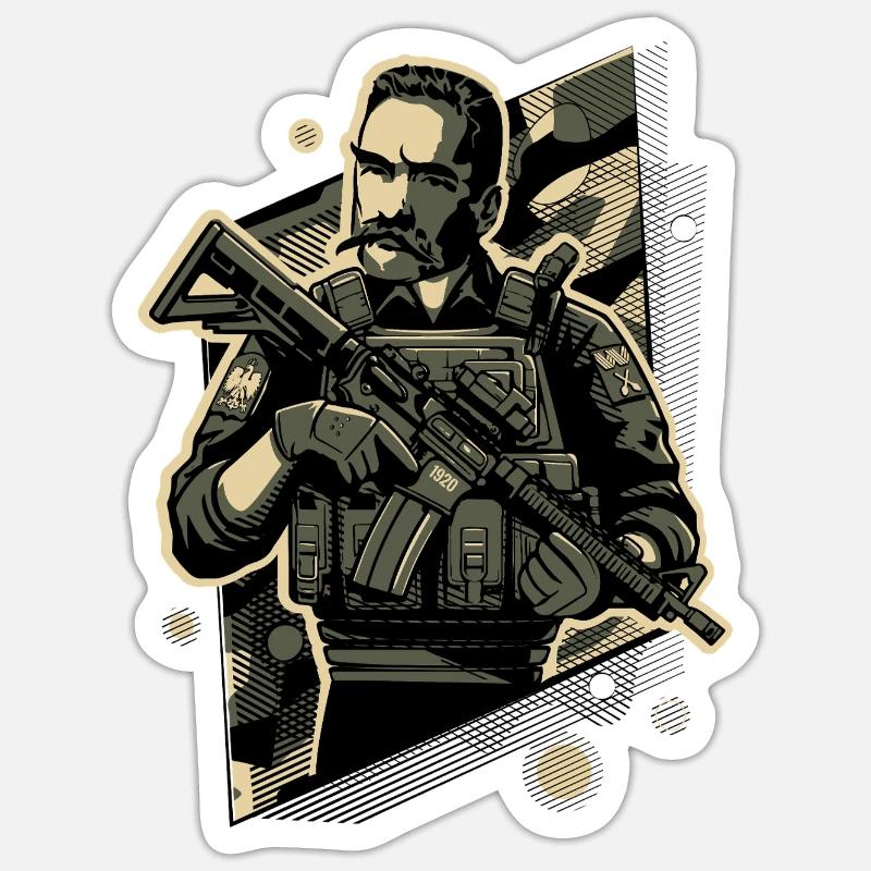 Sticker taille S (10 x 10 cm) - 