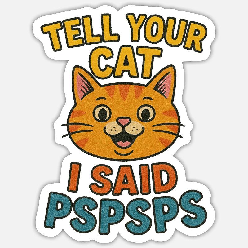 PSPSPS - Sticker taille S (10 x 10 cm) - blanc mat