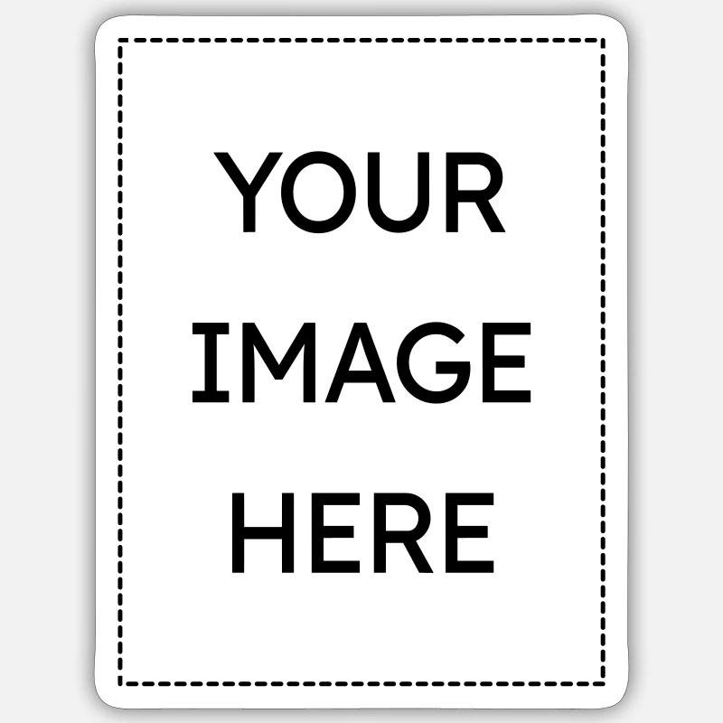 Placeholder: Your Image Here Sticker size S (10 x 10 cm)