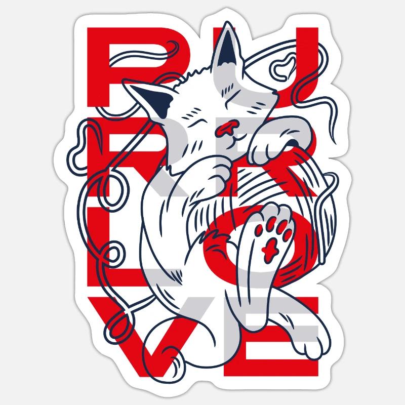Sticker Größe S (10 x 10 cm) - 