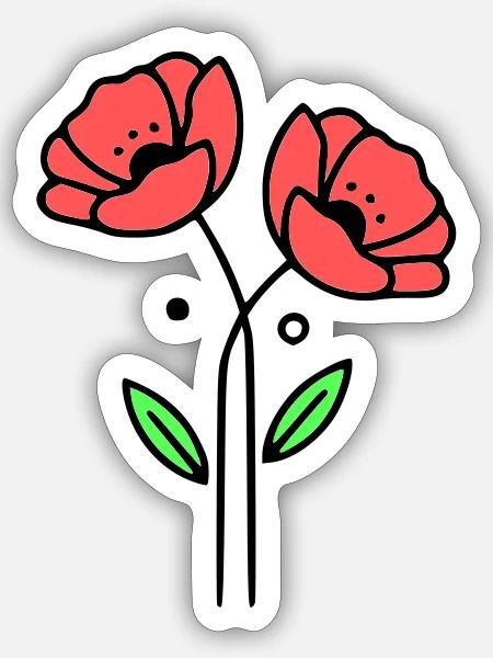 - Sticker Größe S (10 x 10 cm) - Mattweiß