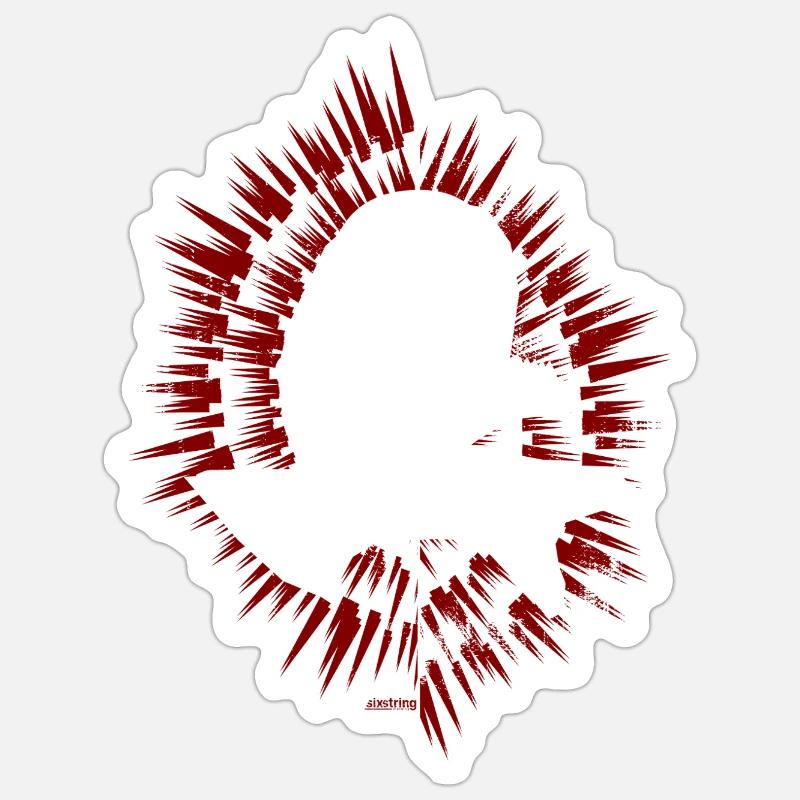 Explorez le V Sticker taille S (10 x 10 cm)