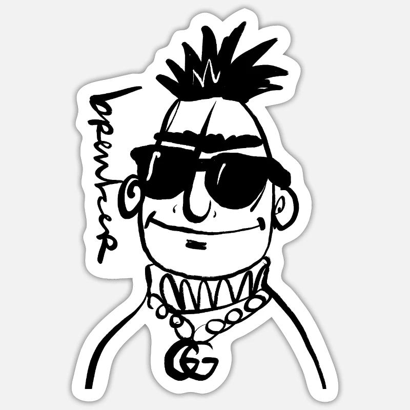 Sticker Größe S (10 x 10 cm) - 