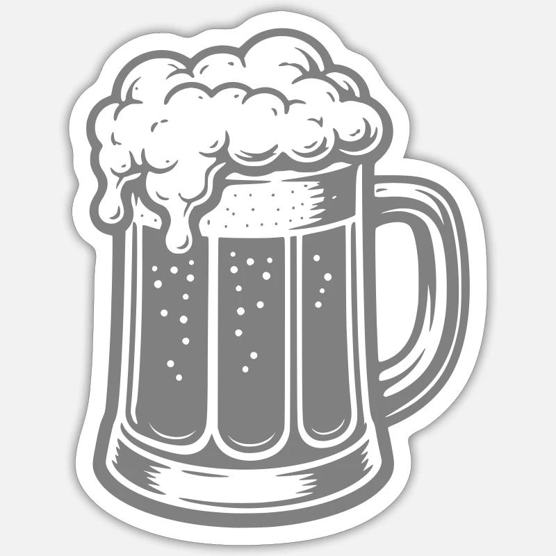 Bierstein Sticker Größe S (10 x 10 cm)