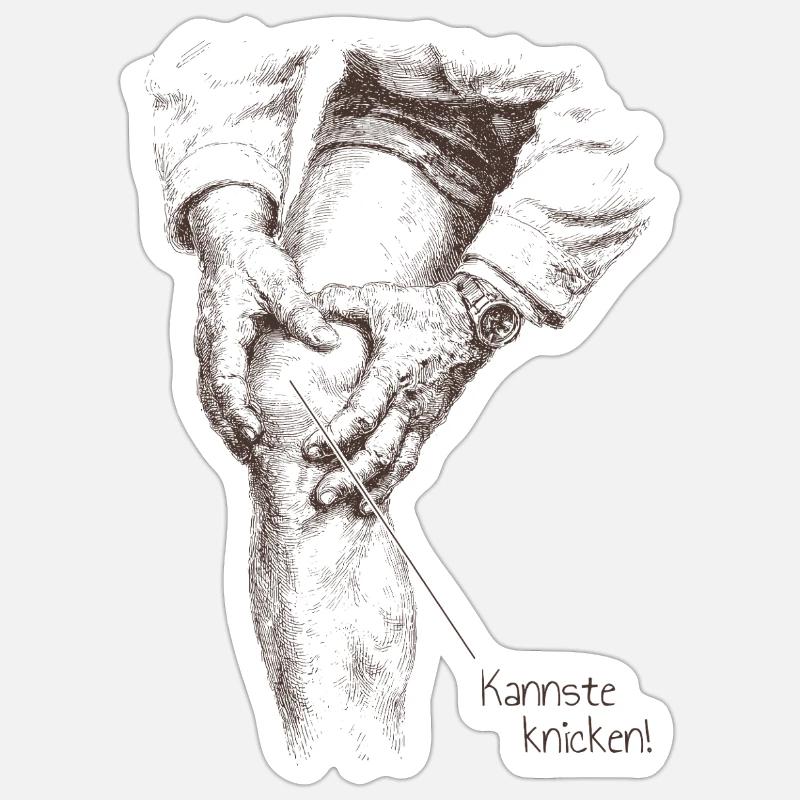 You can bend! Sticker size S (10 x 10 cm)