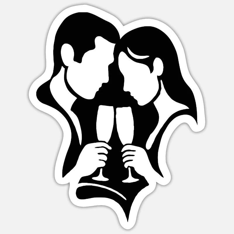Sticker Größe S (10 x 10 cm) - 