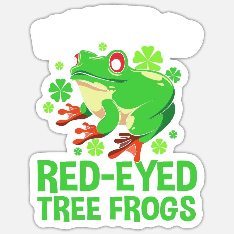 Frog Tree Frog Sticker size S (10 x 10 cm)