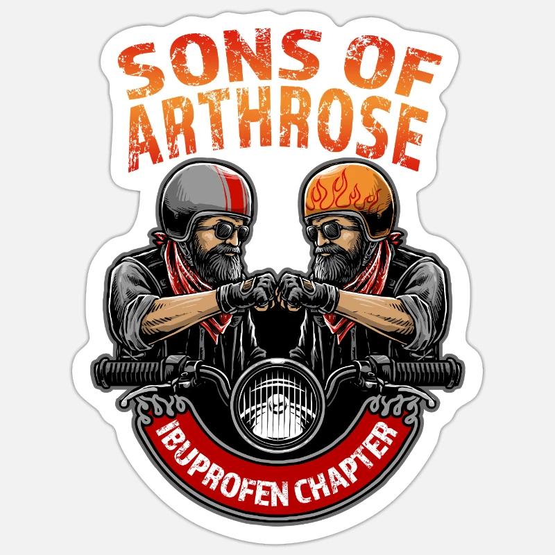 Fils d’Arthrosis Sticker taille S (10 x 10 cm)