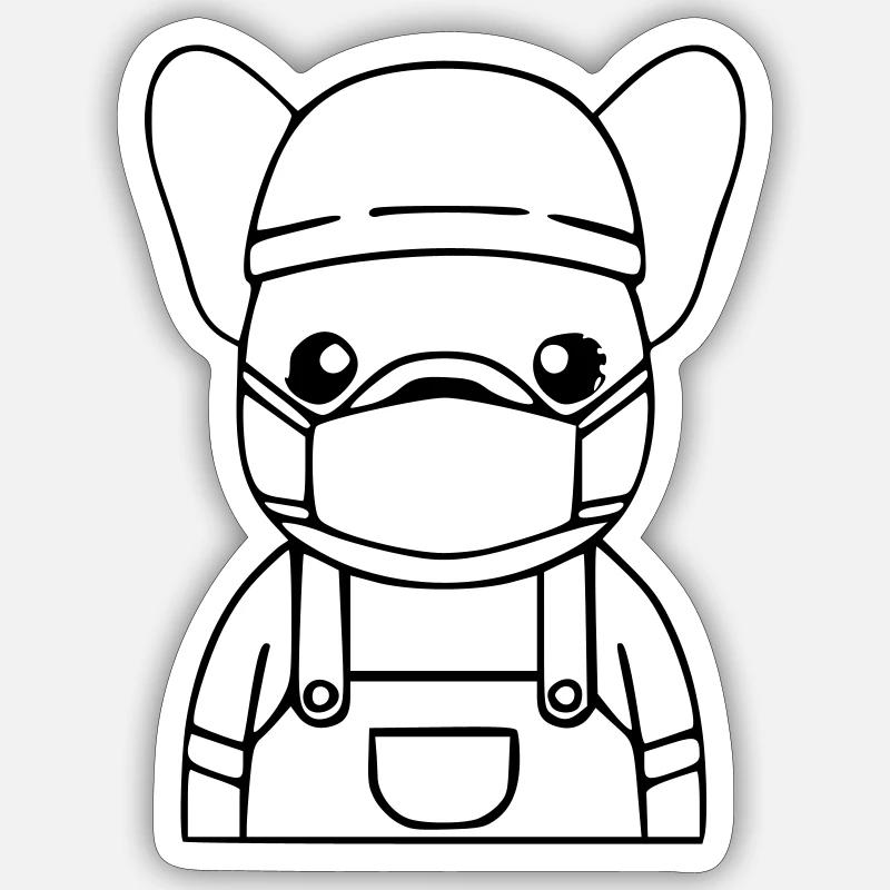 Sticker Größe S (10 x 10 cm) - 