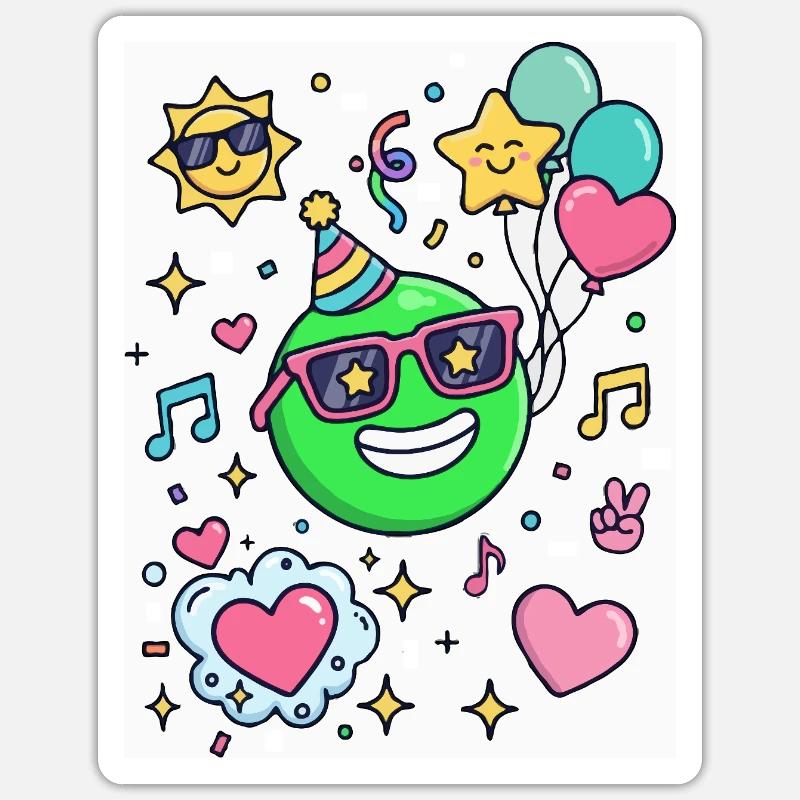 Sticker taille S (10 x 10 cm) - 