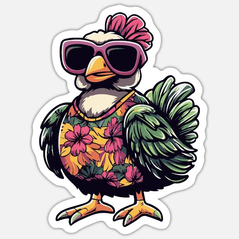Turkey Comic Holiday - Sticker size S (10 x 10 cm) - white matte