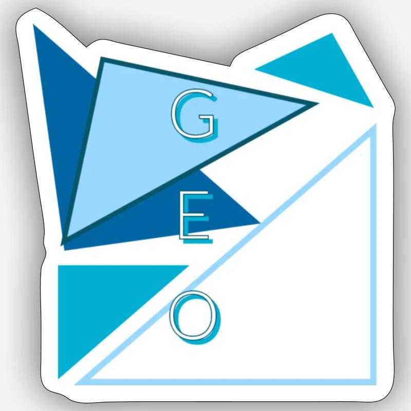 Geo Merch Math Physics Sticker size S (10 x 10 cm)