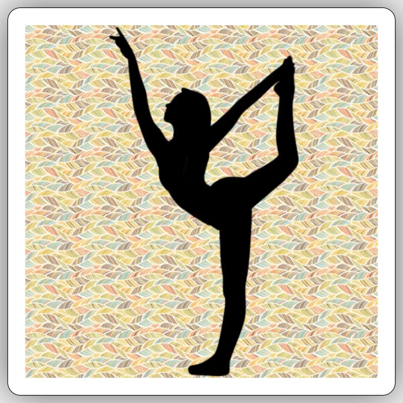 Tänzerin Sticker Größe S (10 x 10 cm)