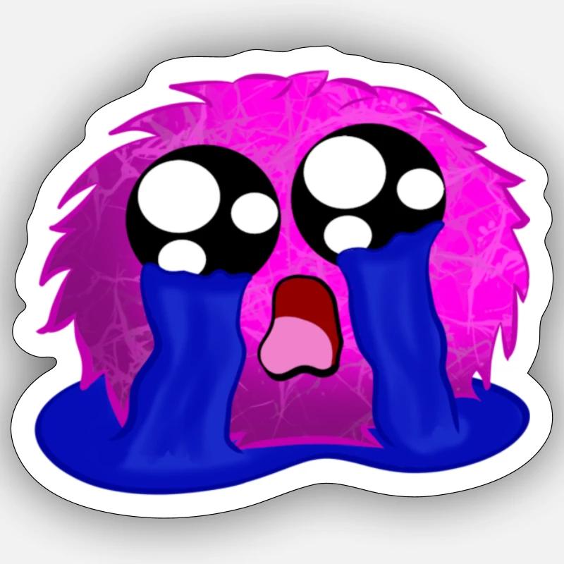 Cry Puschel Sticker size S (10 x 10 cm)