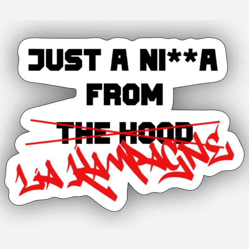Nur ein Mann - Sticker Größe S (10 x 10 cm) - Mattweiß