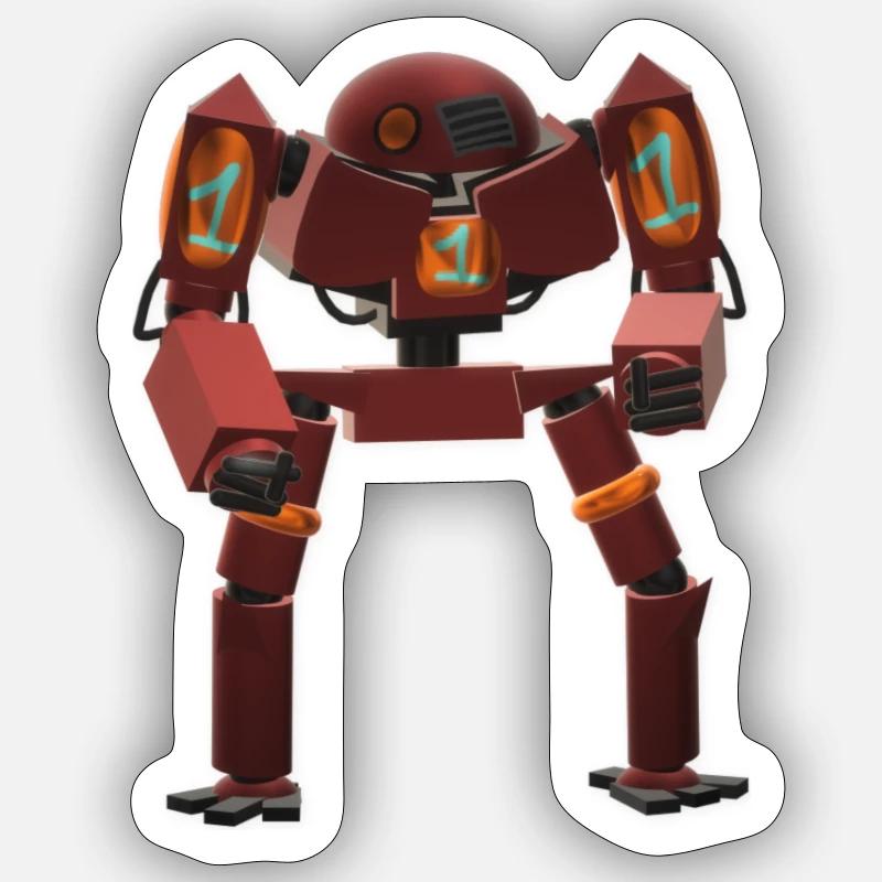 dark red Sticker size S (10 x 10 cm)