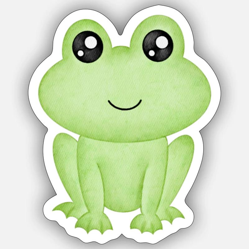 Frog Sticker size S (10 x 10 cm)