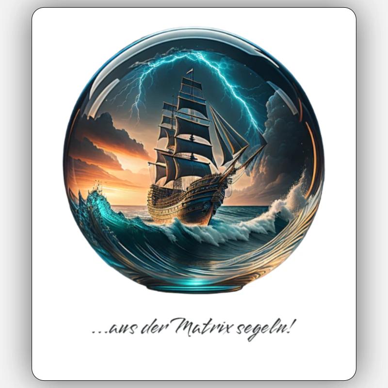 pour sortir de la Matrice Sticker taille S (10 x 10 cm)