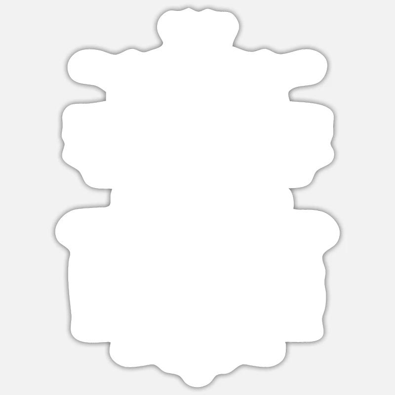 BÄCKER - Sticker Größe S (10 x 10 cm) - Mattweiß