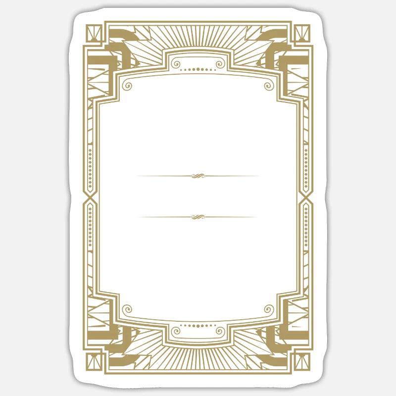 Trennlinien · Headers · Frames Sticker Größe S (10 x 10 cm)