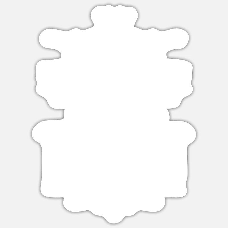 BERLIN - Majestät - Sticker Größe S (10 x 10 cm) - Mattweiß