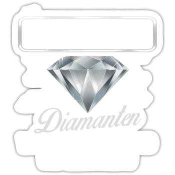 STEUERFACHANGESTELLTE -DM - Sticker Größe S (10 x 10 cm) - Mattweiß - Vorne