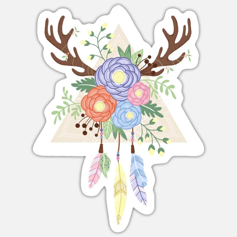 Spring catcher - Sticker taille S (10 x 10 cm) - blanc mat