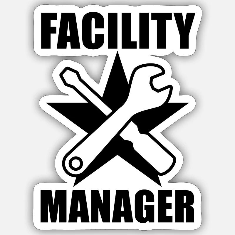 Facility Manager Sticker taille S (10 x 10 cm)