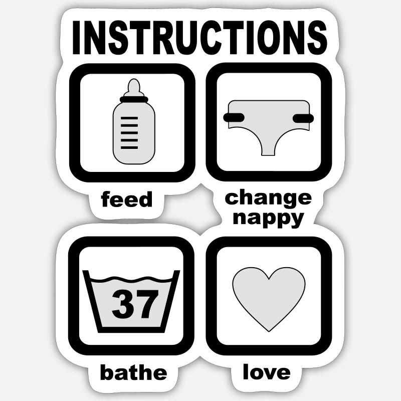 Sticker Größe S (10 x 10 cm) - 