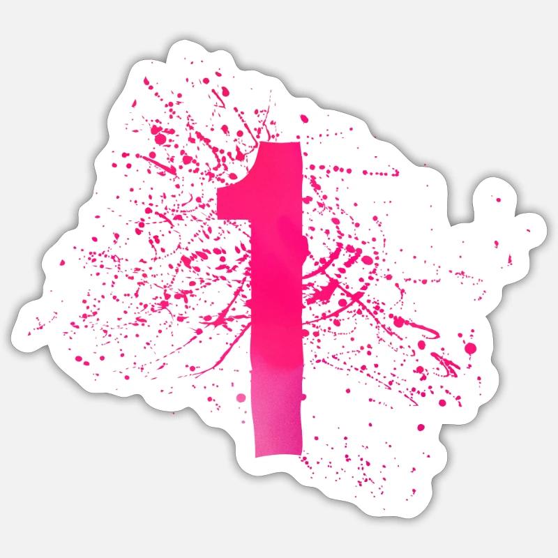 1 - Sticker taille S (10 x 10 cm) - blanc mat