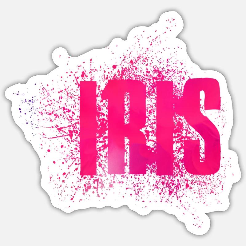 iris Sticker size S (10 x 10 cm)