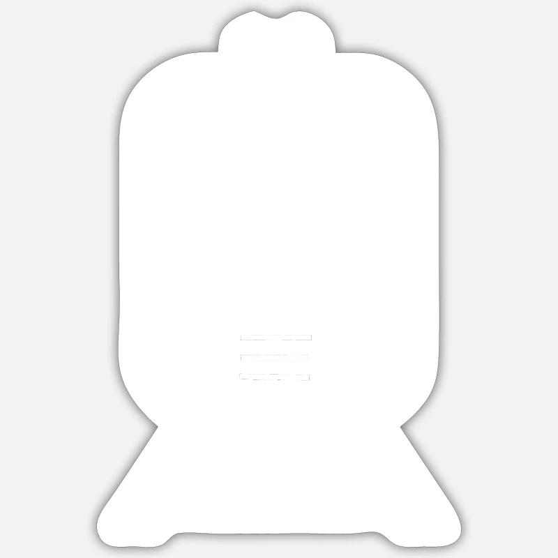 Train driver train driver - Sticker size S (10 x 10 cm) - white matte