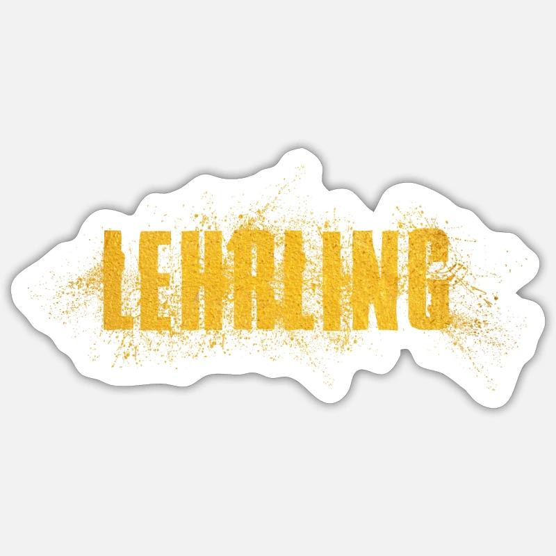 apprentice - Sticker size S (10 x 10 cm) - white matte