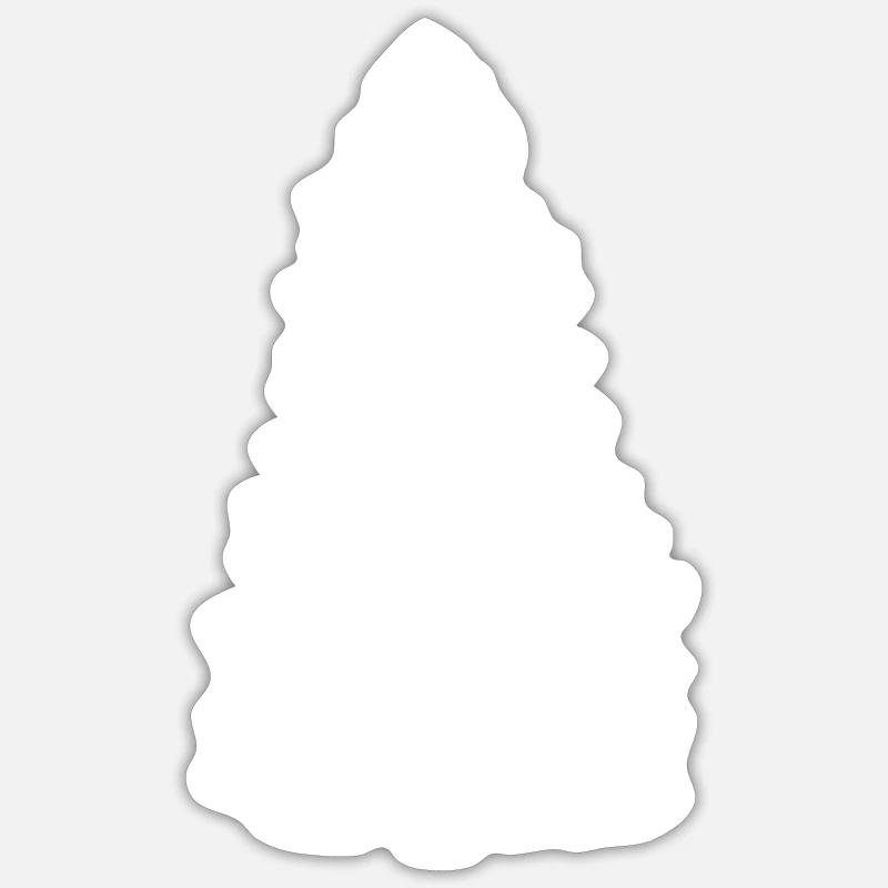 Weihnachtsbaum Sticker Größe S (10 x 10 cm)