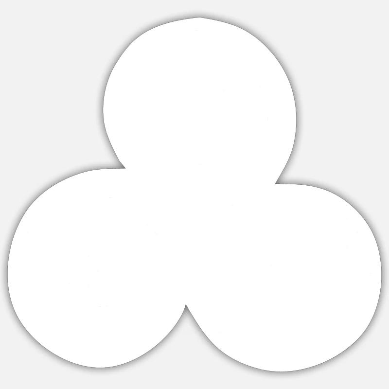 celtique - Sticker taille S (10 x 10 cm) - blanc mat