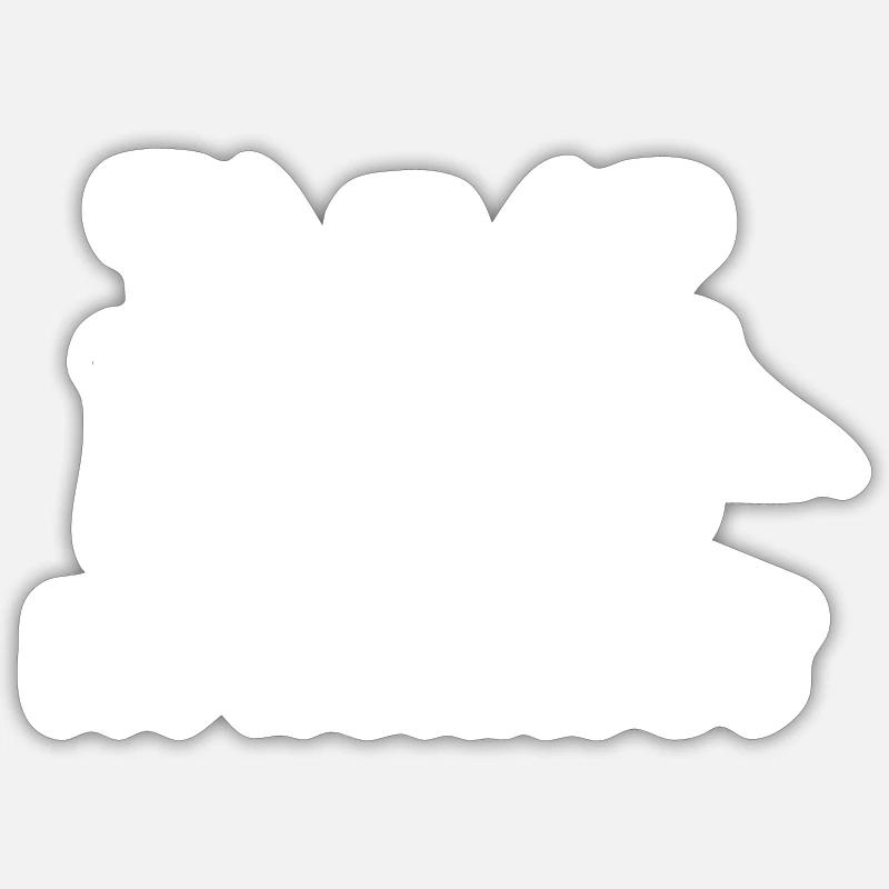 Weinglas - Sticker Größe S (10 x 10 cm) - Mattweiß