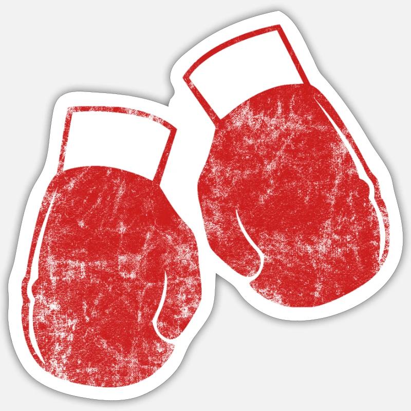 Gants de boxe Sticker taille S (10 x 10 cm)