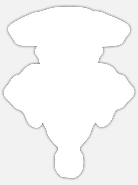Kickboxing - Sticker Größe S (10 x 10 cm) - Mattweiß