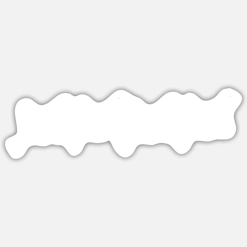 Poulets - Sticker taille S (10 x 10 cm) - blanc mat
