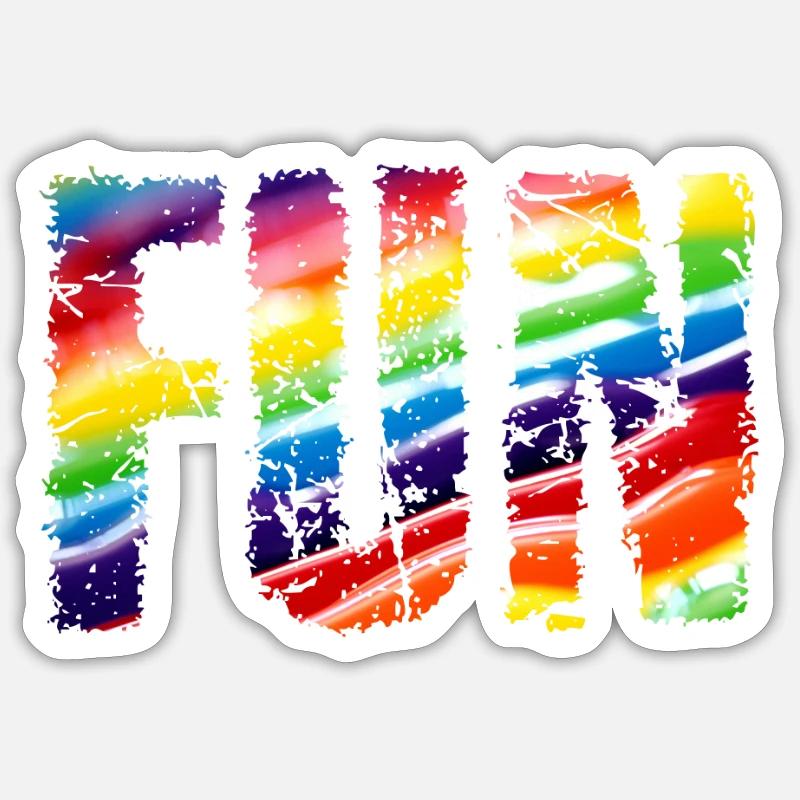 Fun/ Spaß Sticker Größe S (10 x 10 cm)
