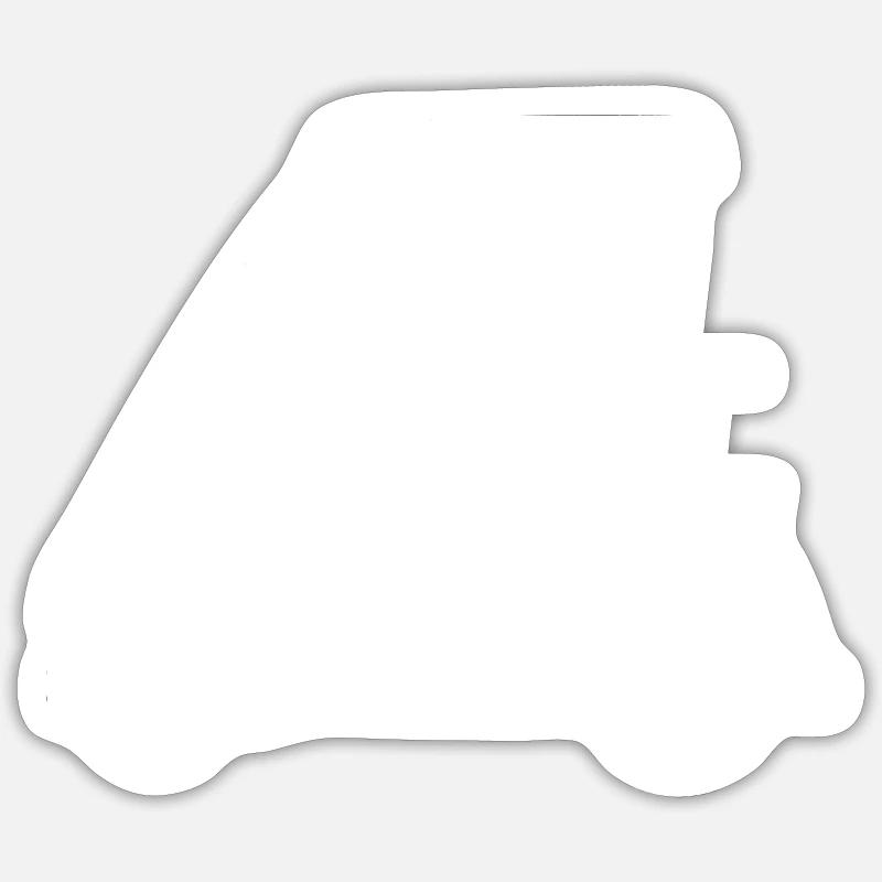 golf - Sticker size S (10 x 10 cm) - white matte