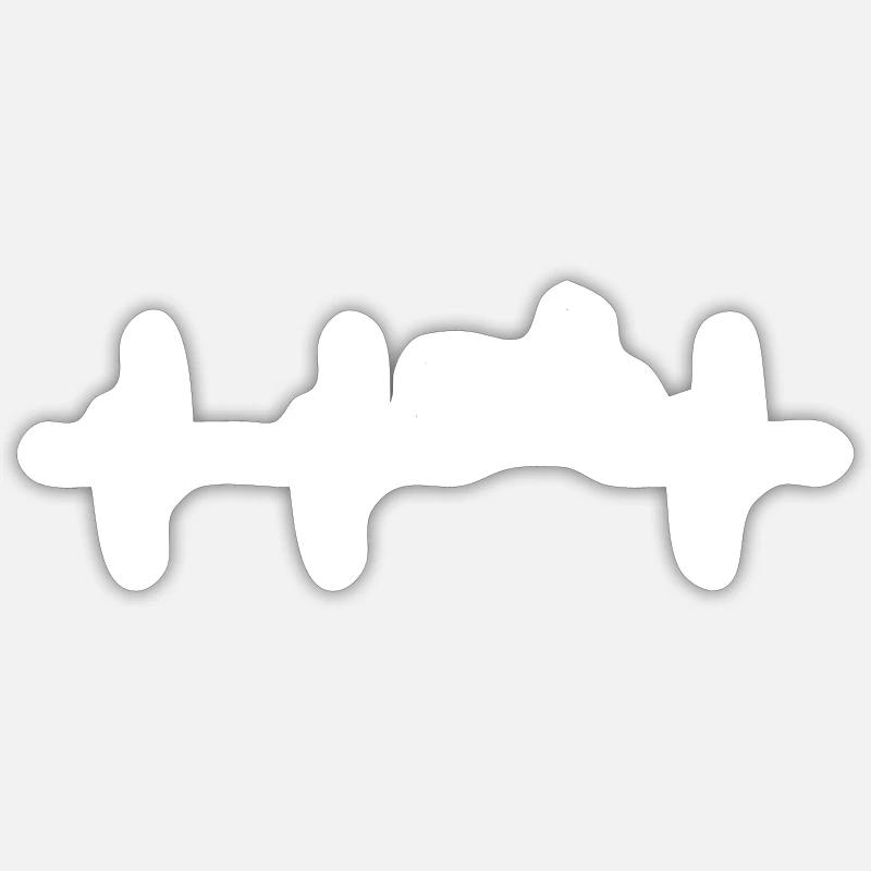 Sticker Größe S (10 x 10 cm) - 