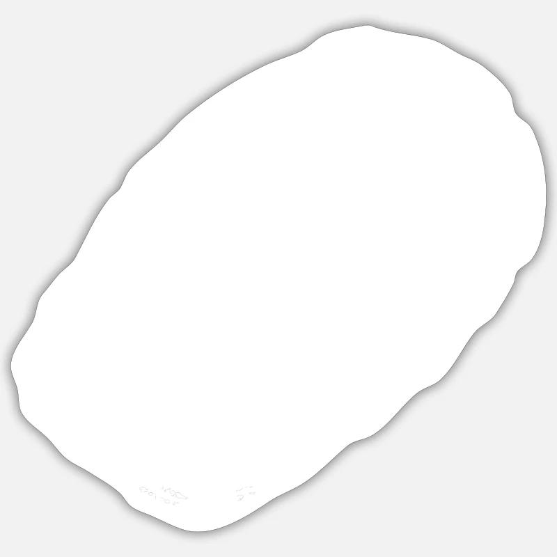 vélo - Sticker taille S (10 x 10 cm) - blanc mat