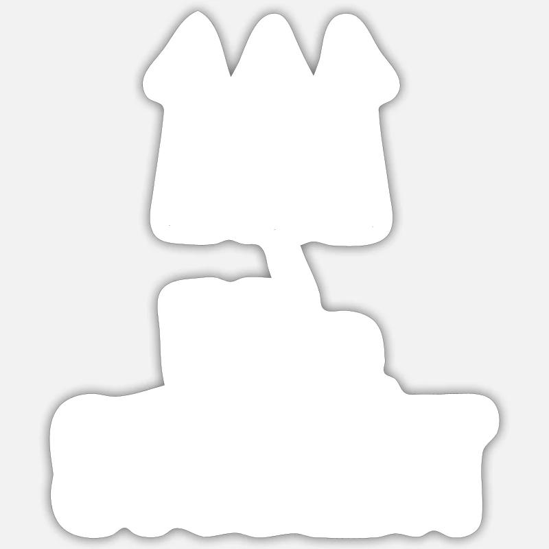 Student - Sticker Größe S (10 x 10 cm) - Mattweiß